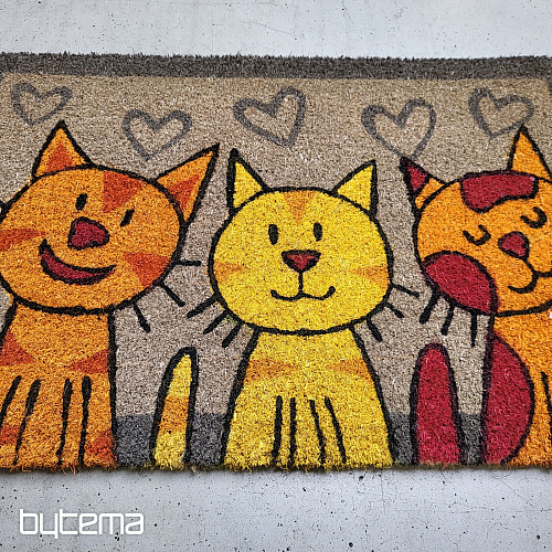Fußmatte FARBIGE KATZEN