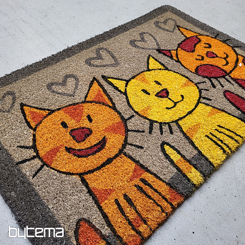 Fußmatte FARBIGE KATZEN