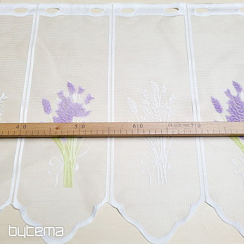 Jacquard-Vorhang für Buntglas LAVENDER