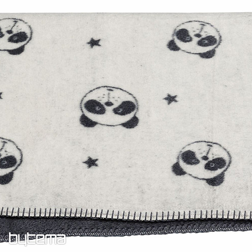 Baumwolldecke für Kinder DF PANDA 100x150