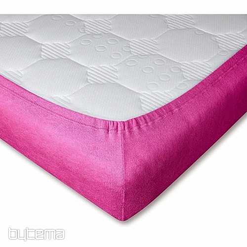 Frottee-Bettwäsche, Farbe: Brombeere