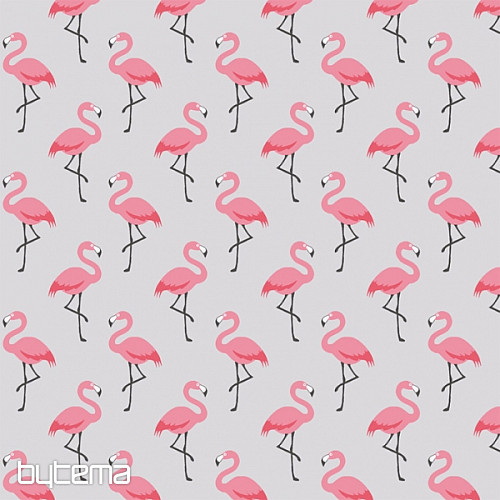 Dekorationsstoff FLAMINGO gris