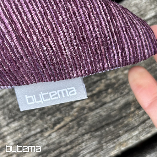 Chenille-Kissenbezug ELIA purple