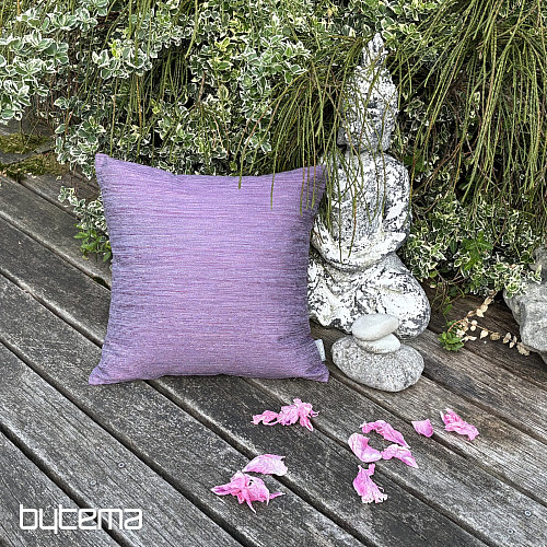Chenille-Kissenbezug ELIA purple
