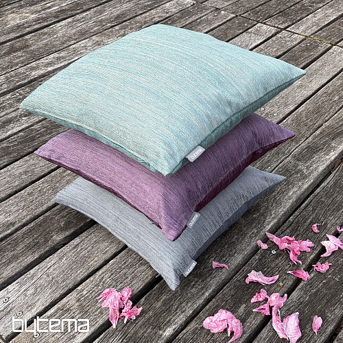 Chenille-Kissenbezug ELIA purple