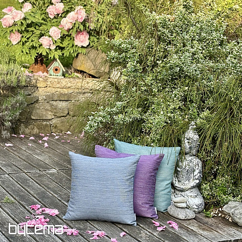 Chenille-Kissenbezug ELIA purple