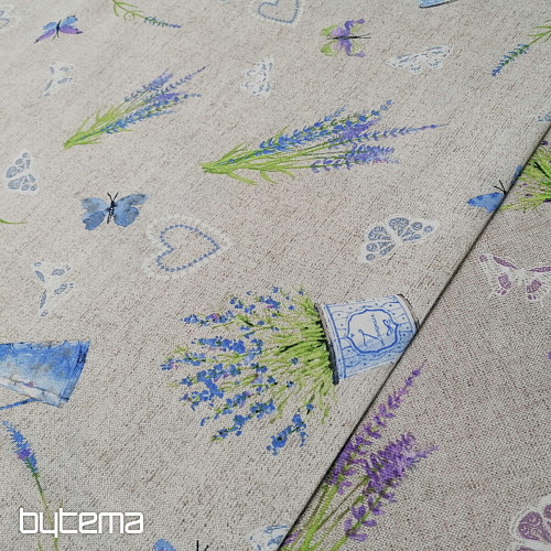 Dekorationsstoff LAVENDEL blau