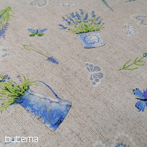 Dekorationsstoff LAVENDEL blau
