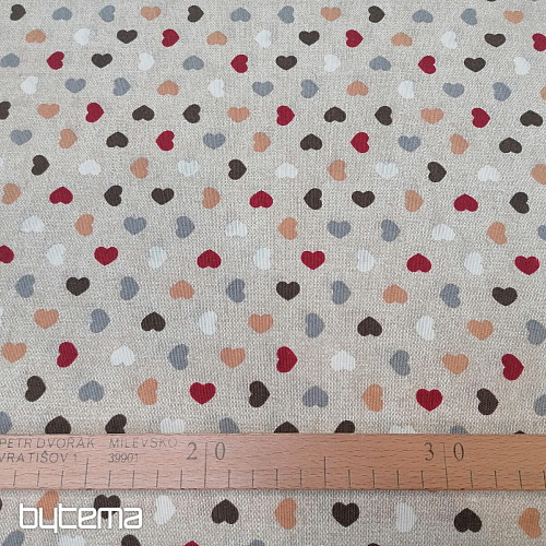 Dekorationsstoff MINI HERZ