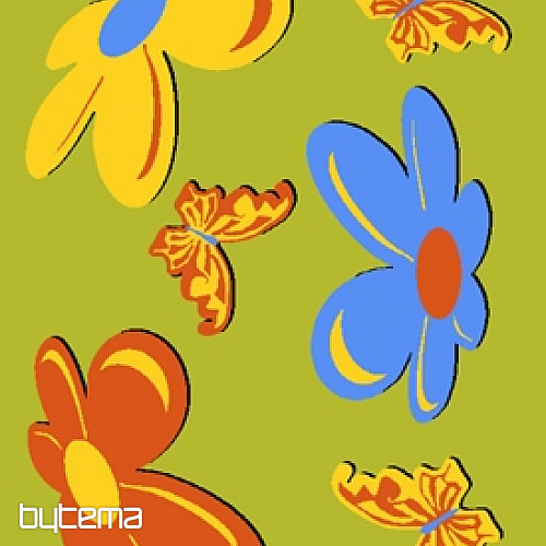 Kinderteppich BLUMEN! Letztes Stück !