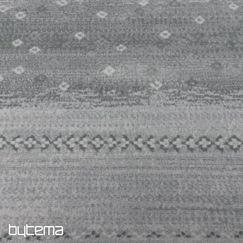 Teppich modern FONT grau/grün