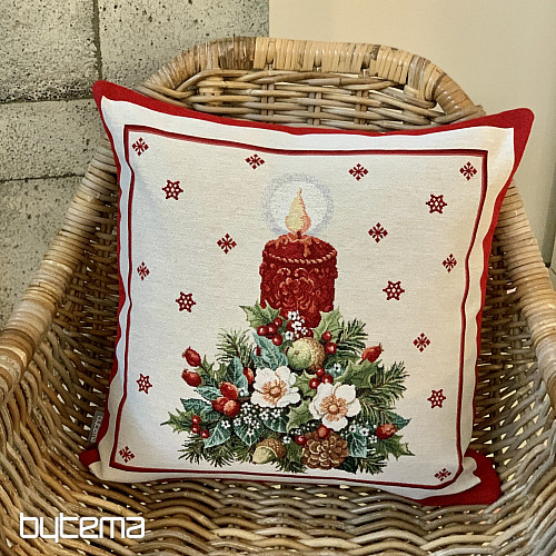 Weihnachts-Wandteppichbezug WEIHNACHTSKERZE