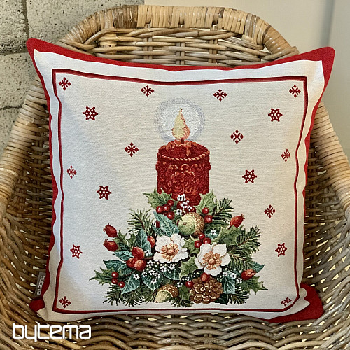 Weihnachts-Wandteppichbezug WEIHNACHTSKERZE
