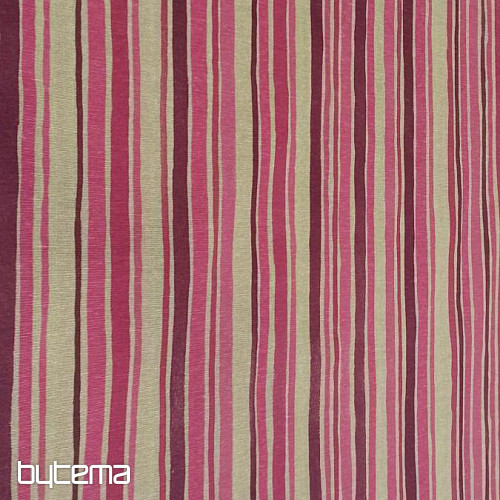 Dekorationsstoff INDI Streifen pink