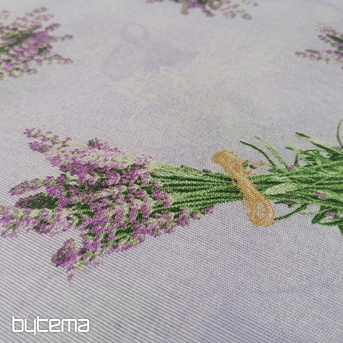 Dekostoff LAVENDEL Strauß LILA