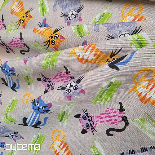 Dekorationsstoff CATS MULTICOLOR
