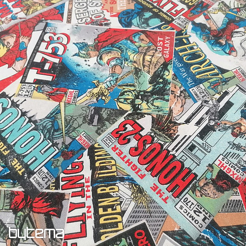 Design Dekostoff KOMIKS FICTION