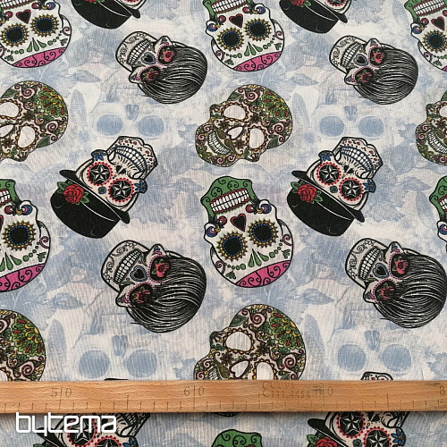 Dekostoff SKULL Voodoo