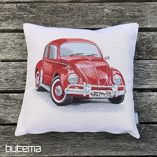 Gobelin-Kissenbezug VW KÄFER ROT
