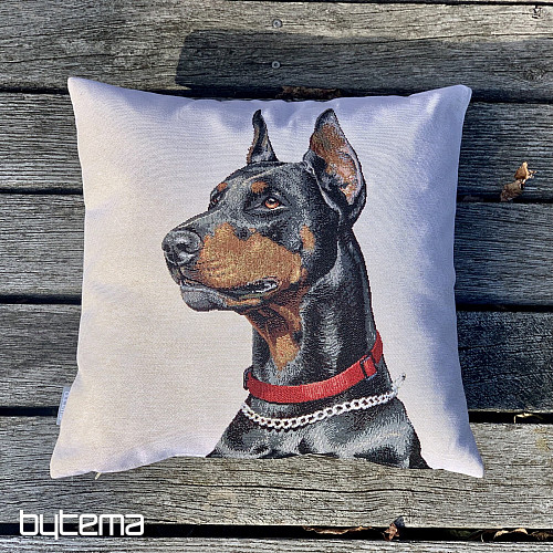 Gobelin-Kissenbezug Doberman