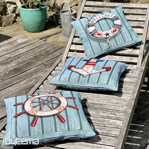 Gobelin-Kissenbezug RUDDER