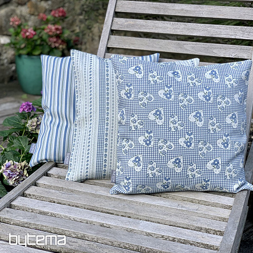 Kissenbezug TOSCANA MULTI STRIPE blau