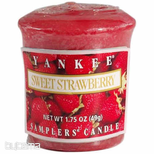 Kerze YANKEE CANDLE Duft SWEET STRAWBERRY - süße Erdbeeren