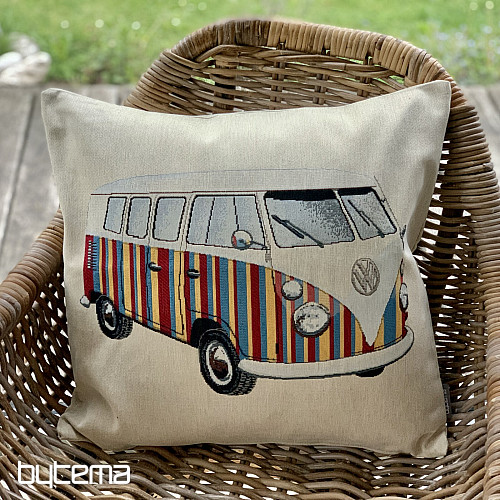 Gobelin-Kissenbezug VW HIPPIE BUS