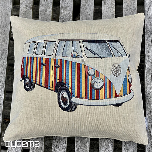 Gobelin-Kissenbezug VW HIPPIE BUS