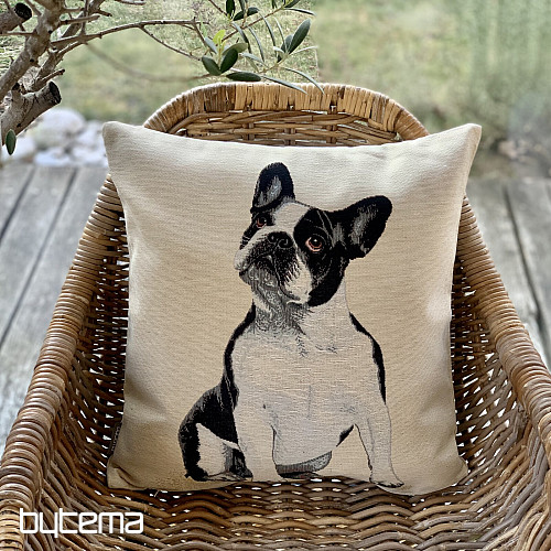 Gobelin-Kissenbezug BULLDOGGE