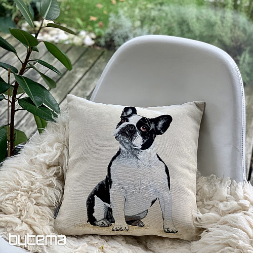 Gobelin-Kissenbezug BULLDOGGE