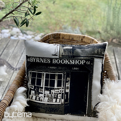 Gobelin-Kissenbezug BOOKSHOP