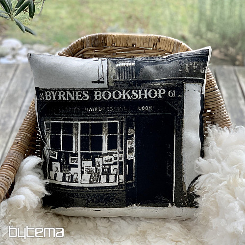 Gobelin-Kissenbezug BOOKSHOP