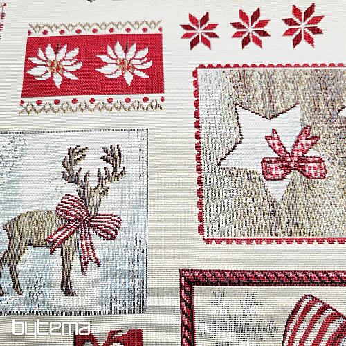 Gobelinstoff LANDWEIHNACHTEN