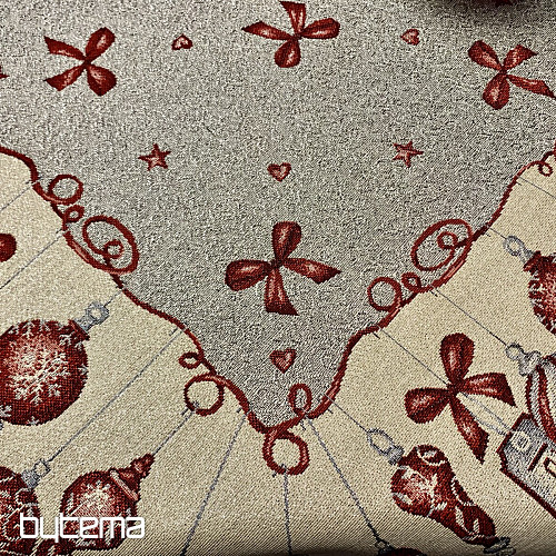Weihnachts-Gobelin-Tischdecke NOEL