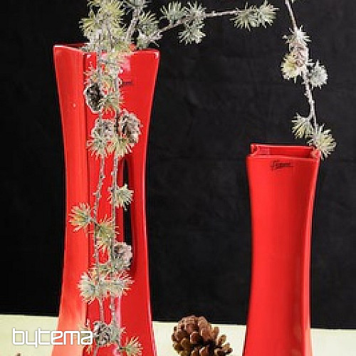 Vase X - Vase rot