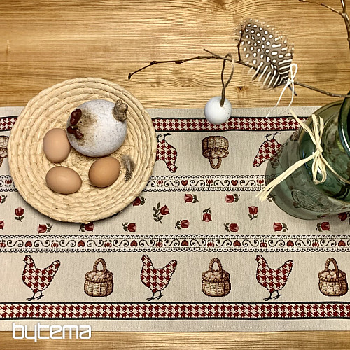 Gobelin-Tischdecke und Schal FARMA