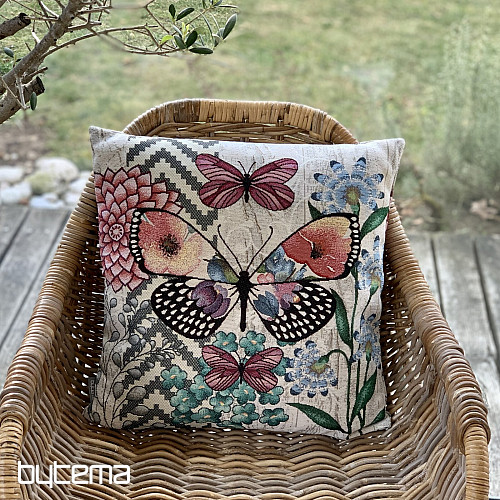 Gobelin-Kissenbezug FEEL BUTTERFLY 1