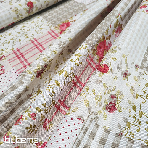Dekorationsstoff ROSE MARTA Patchwork