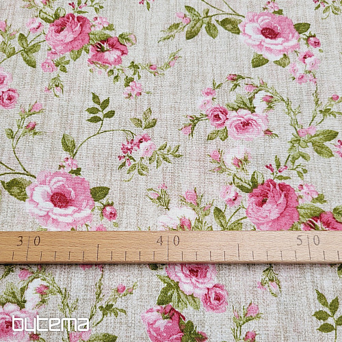 Dekorationsstoff ROSE EVA Schnitt