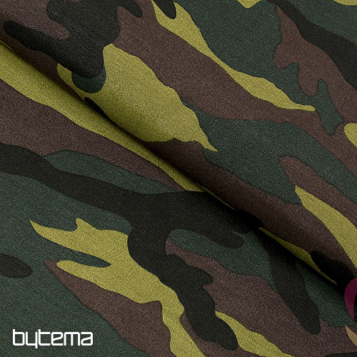 Dekorationsstoff CAMUFLAJE grün