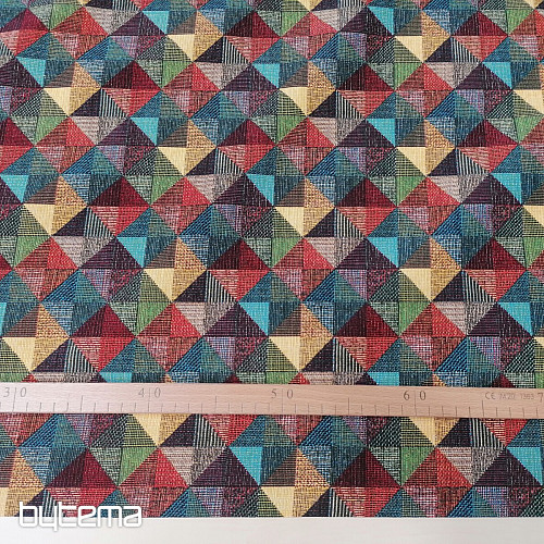 Dekostoff RUBIK MULTICOLOR