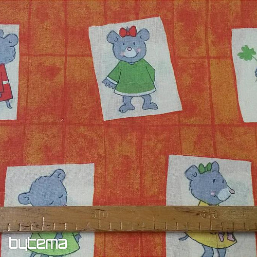Dekorationsstoff fïr Kinder MAUS
