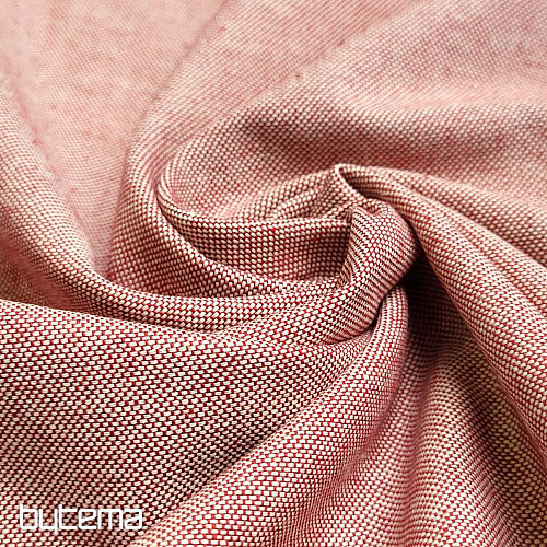Dekorationsstoff LINEN PASTEL burgund 65