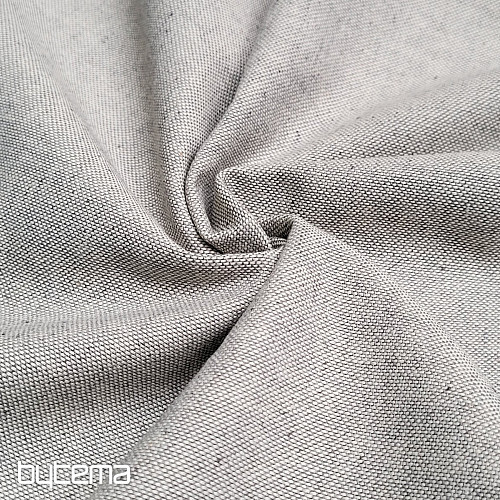 Dekorationsstoff LINEN PASTEL grau 72