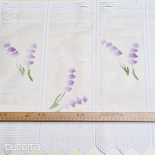 Moderne Jacquard-Gardine für Vitrage LAVENDEL NEW
