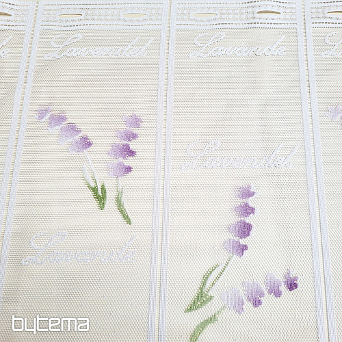 Moderne Jacquard-Gardine für Vitrage LAVENDEL NEW