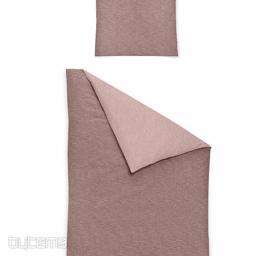 Luxuriöse Flanellbettwäsche IRISETTE Koala 60 Altrosa