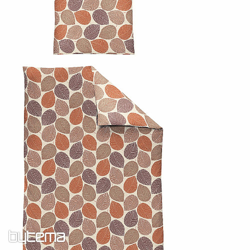 Luxus-Flanellbettwäsche IRISETTE Frank orange