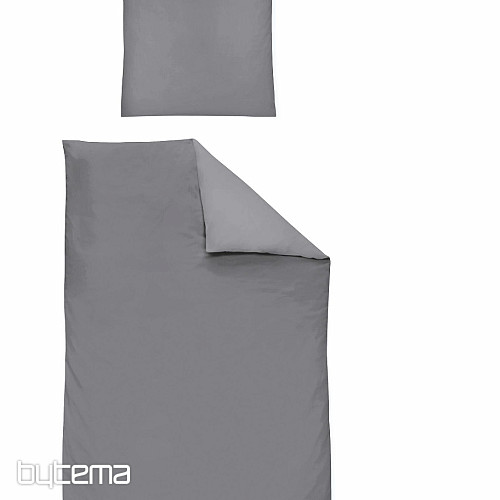 IRISETTE luxuriöser Baumwollsatin Paris Graphit